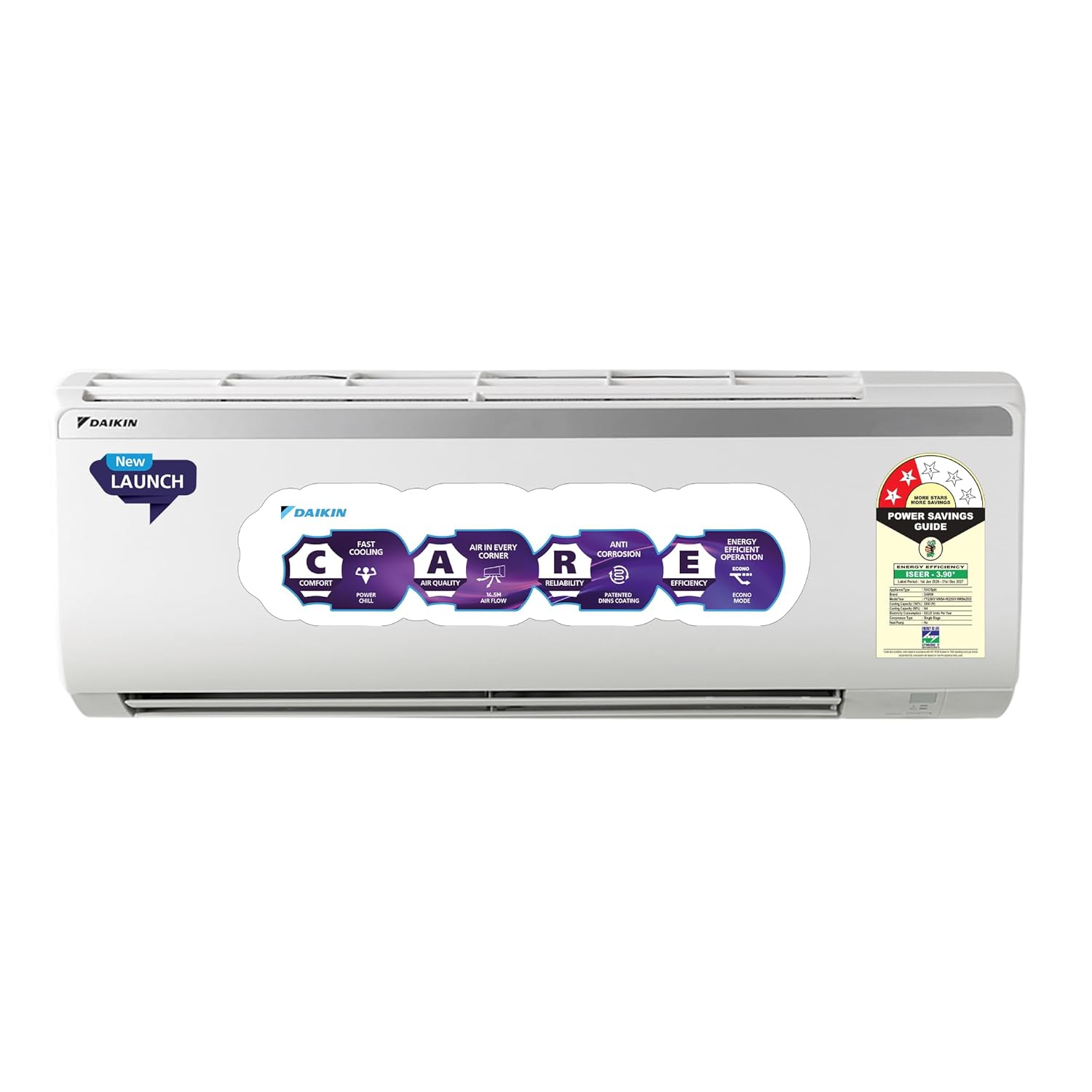 Daikin 0.8 Ton 2 Star, New Star rated,Fixed Speed Split AC