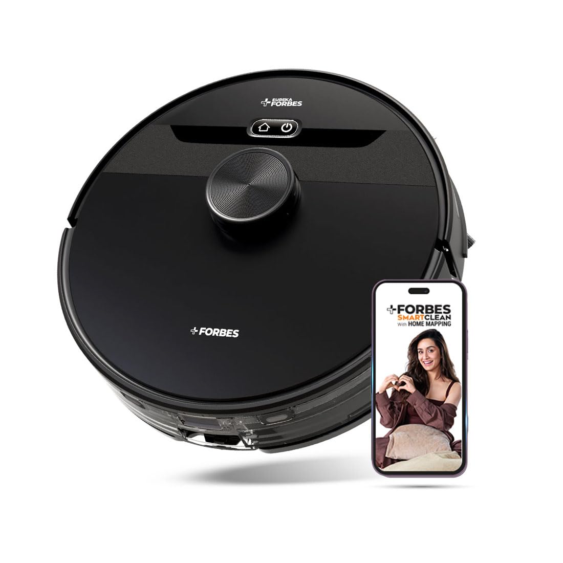 Eureka Forbes SmartClean Home Mapping Nuo S2, 9000Pa High Suction Robotic Vacuum Cleaner