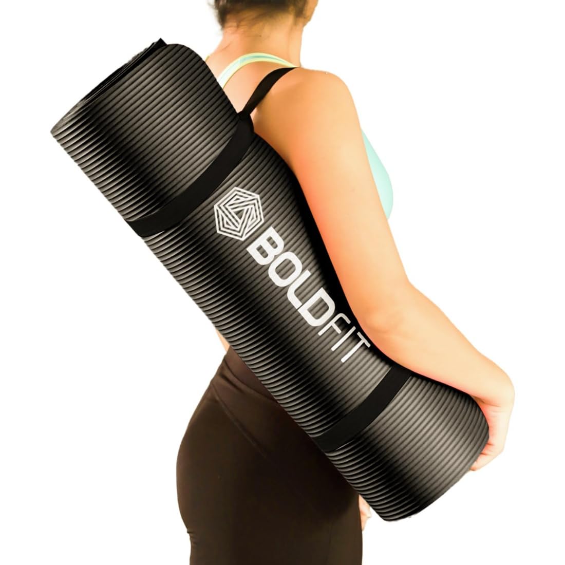 Boldfit Yoga Mats for Women and Men Extra Thick NBR Mater...