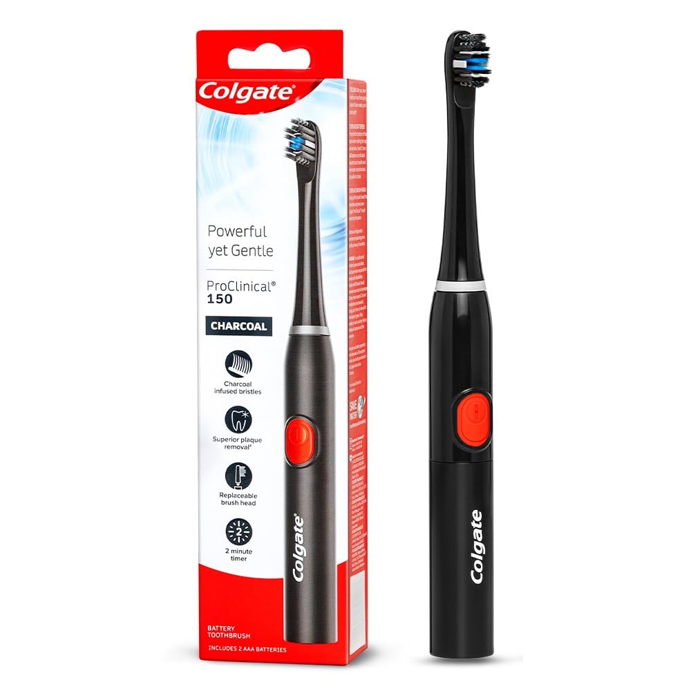 Colgate Proclinical 150 Charcoal Battery Powered Toothbru...