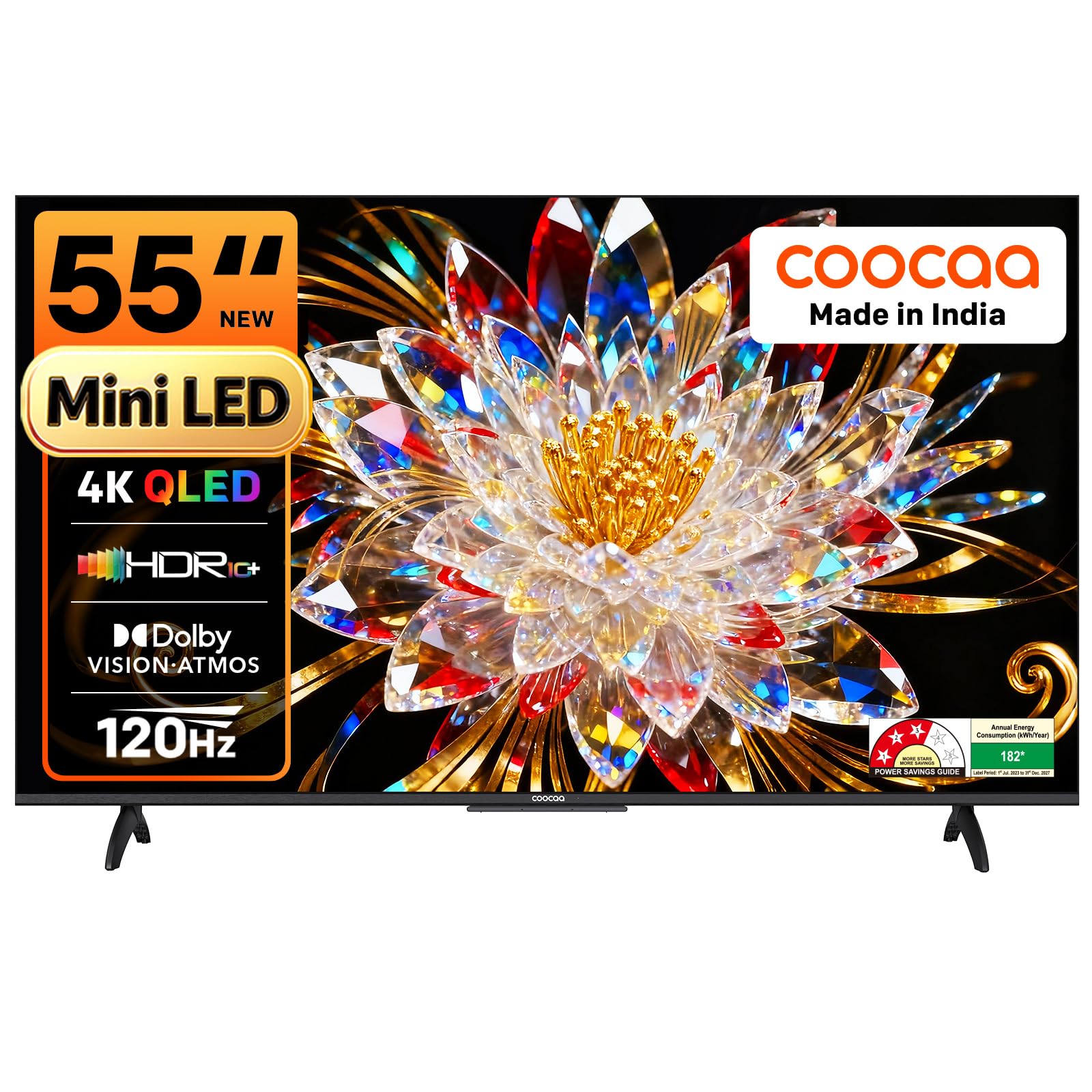 coocaa 138 cm (55 inches) 4K Ultra HD Smart Mini LED QLED...