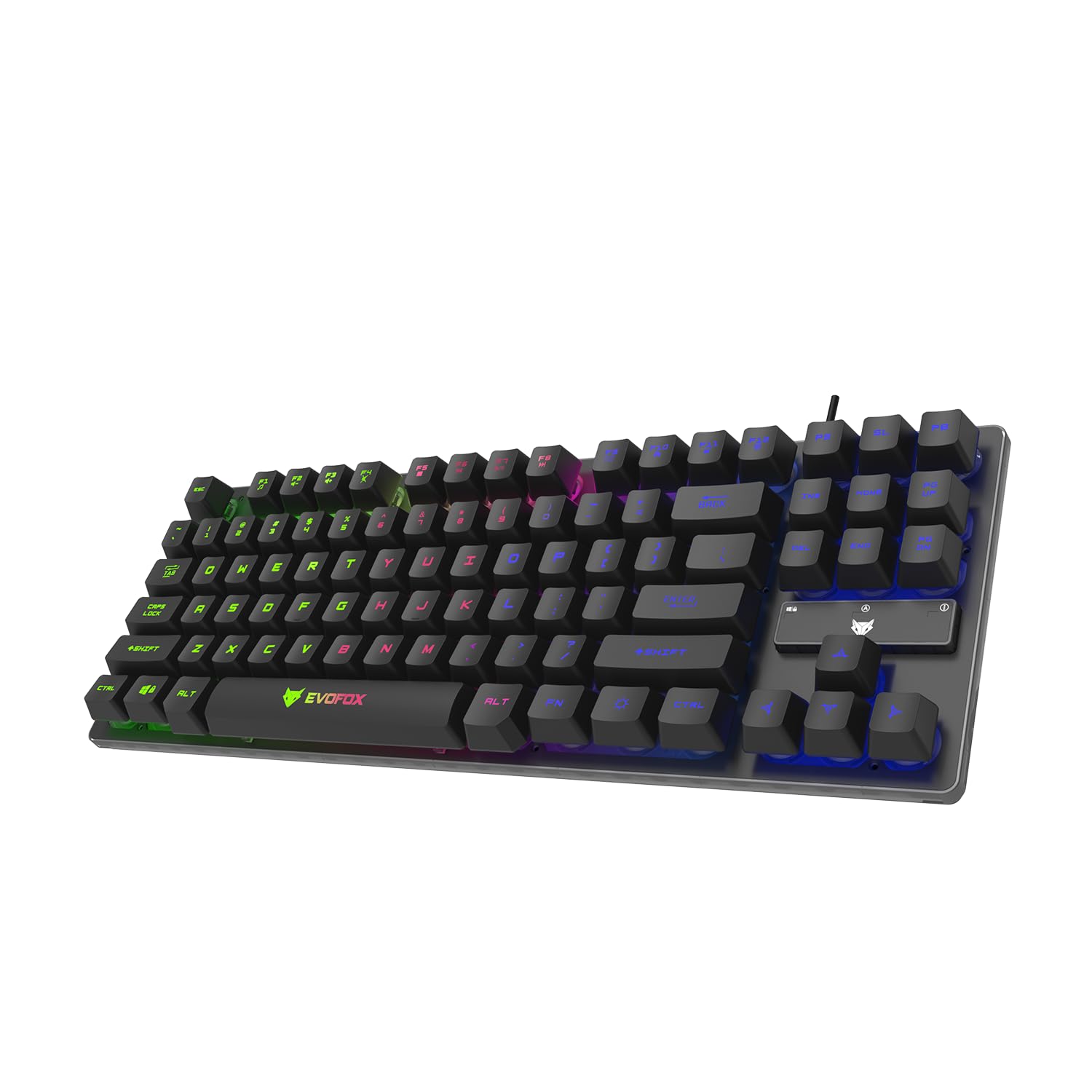 EvoFox Fireblade TKL Semi-Mechanical Gaming Keyboard with...