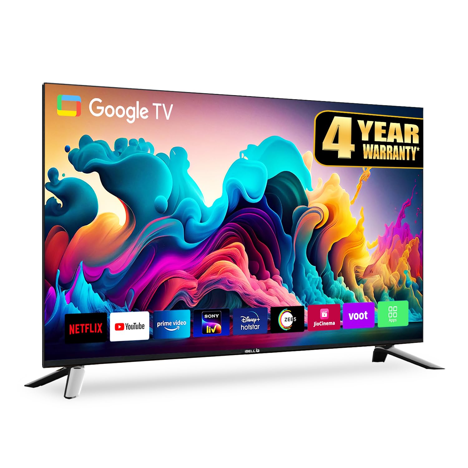 IBELL 80 cm (32 inches) Frameless Series Smart LED Google...