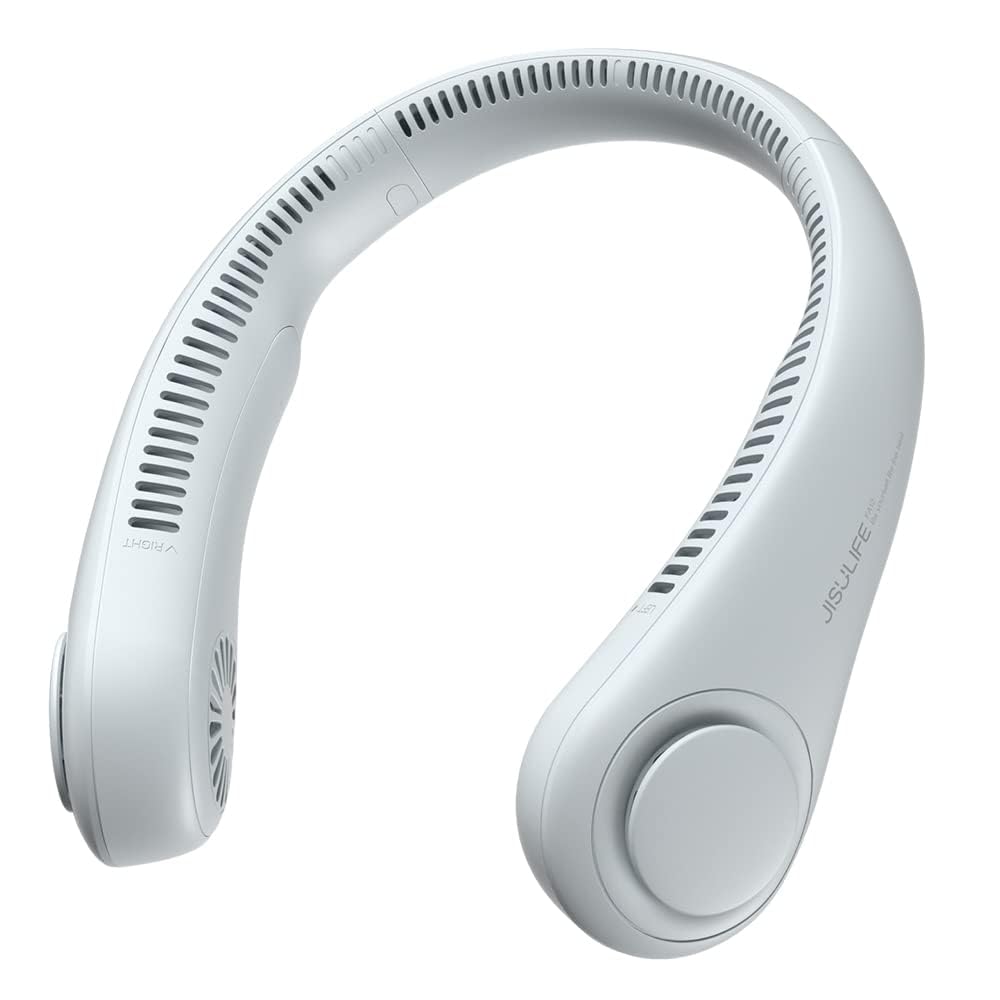 JISULIFE Portable Neck Fan Life3, Hands-Free Bladeless, 5...