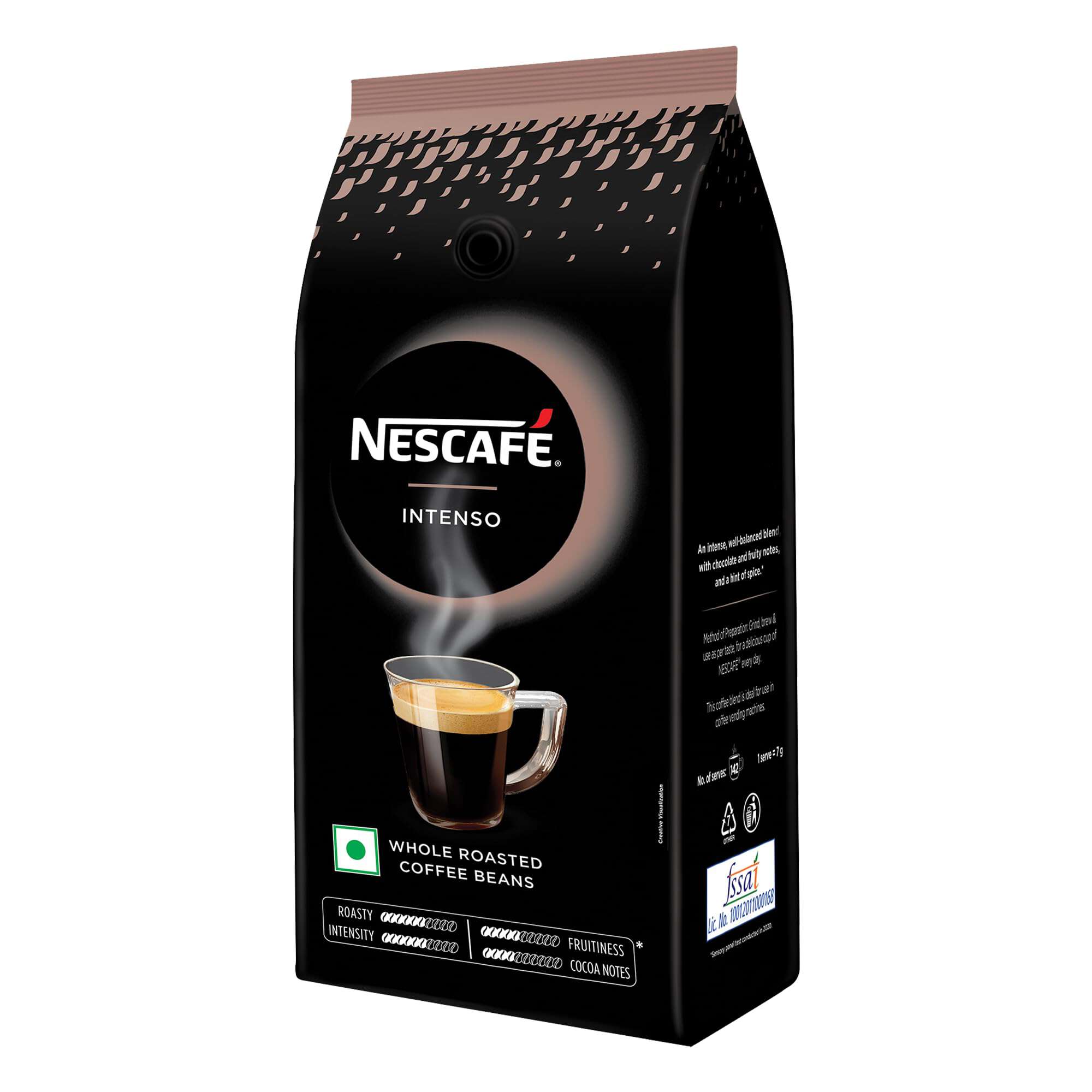 Nescafe Intenso Whole Roasted Coffee Beans, Arabica and R...