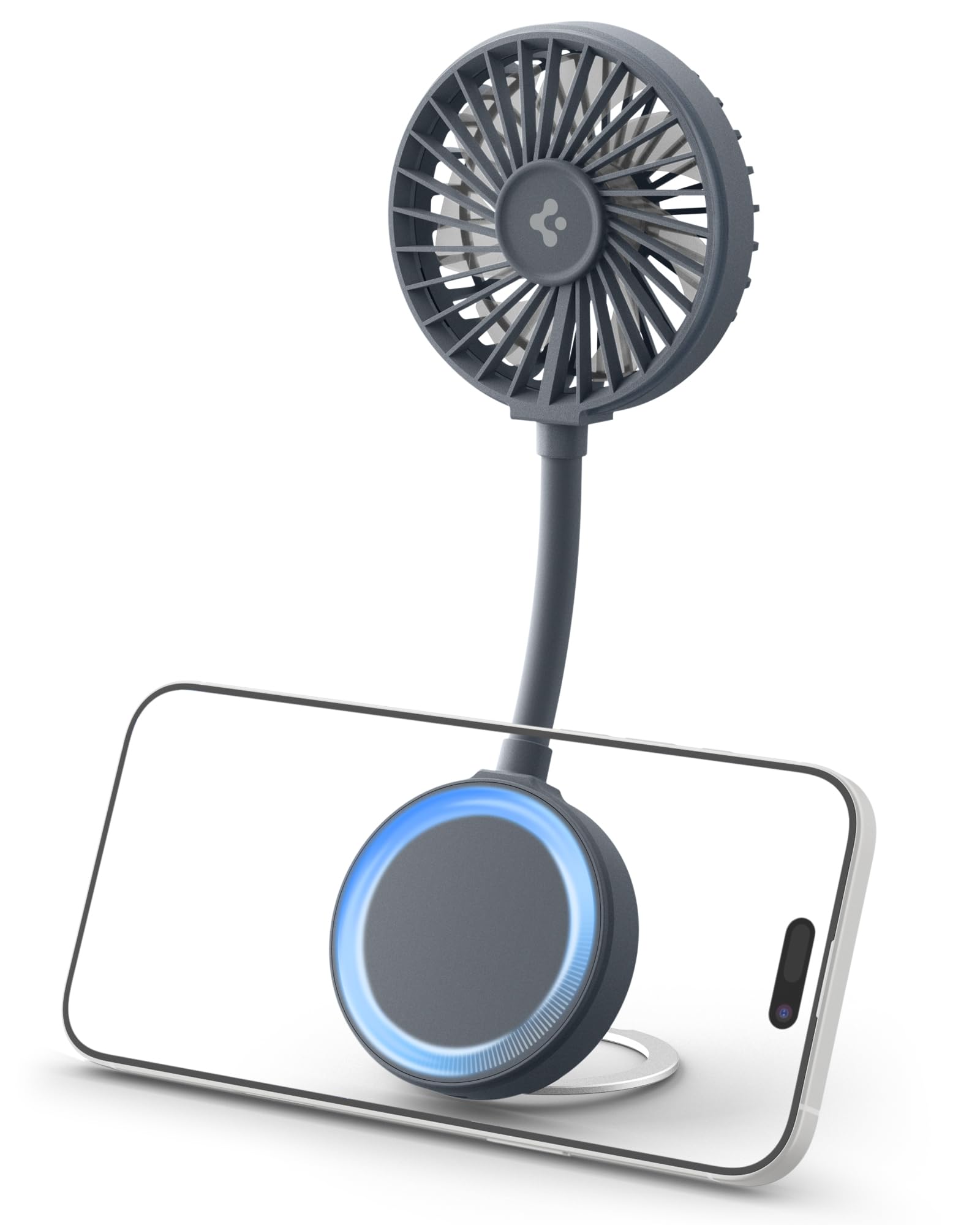 Spigen MagSafe Rechargeable Portable Fan, Handheld Mini P...
