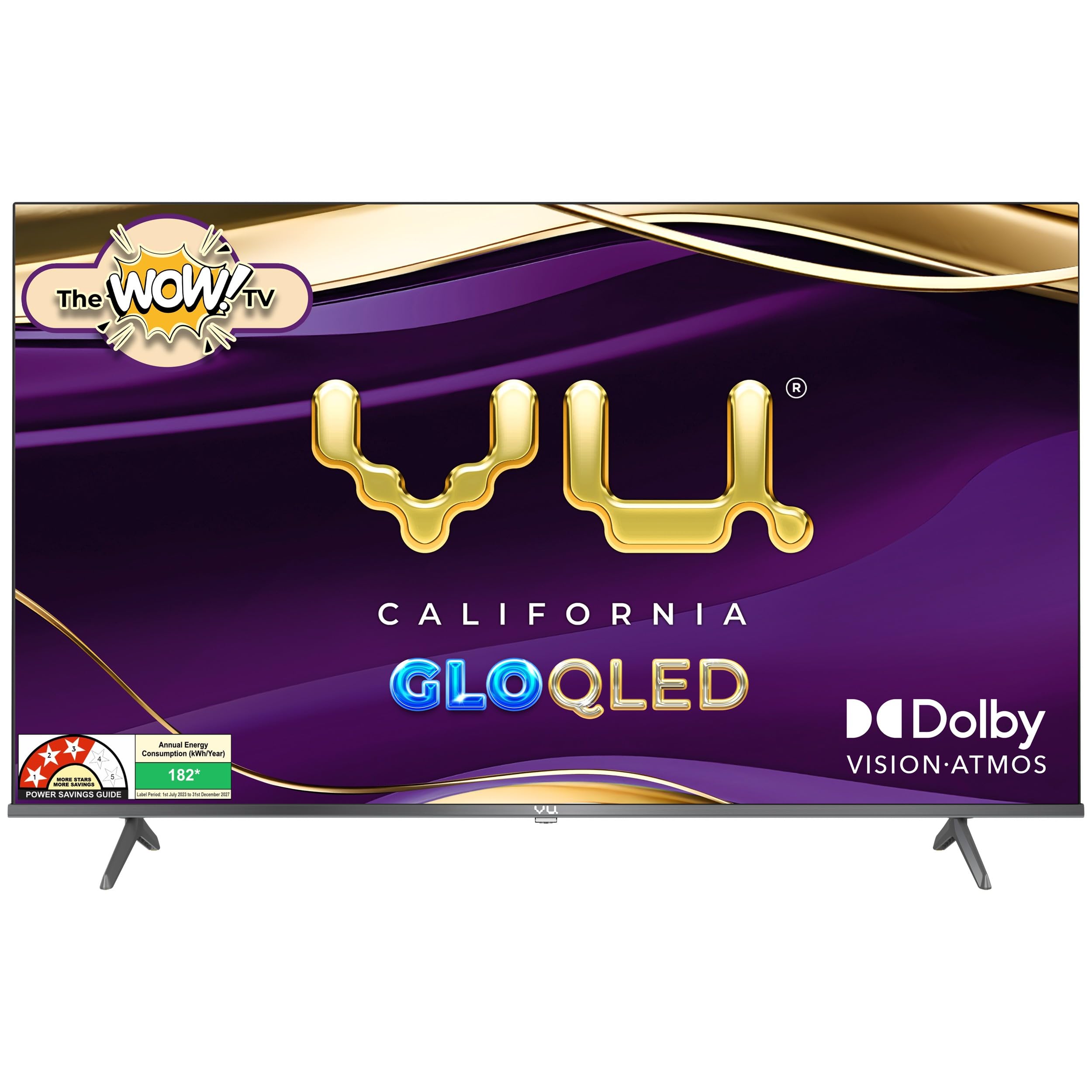 Vu 139cm (55 inches) GloQLED Series 4K QLED Smart Google ...