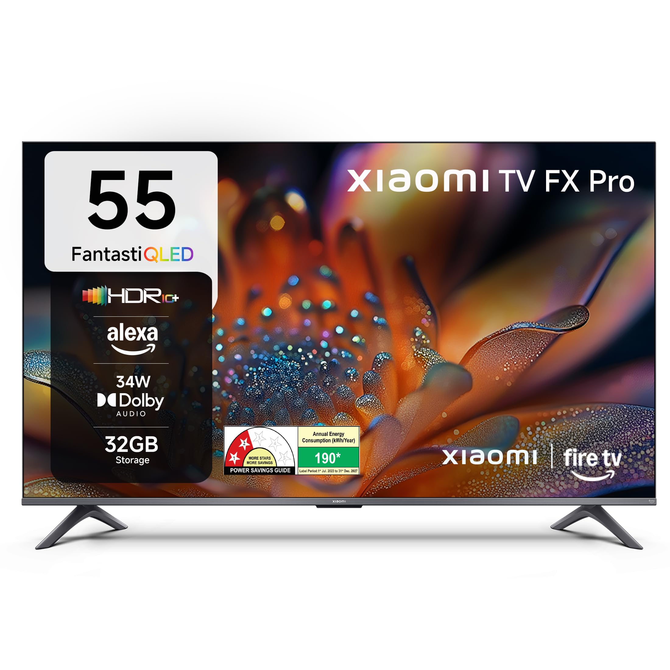 Xiaomi 138 cm (55 inch) FX Pro QLED Ultra HD 4K Smart Fir...