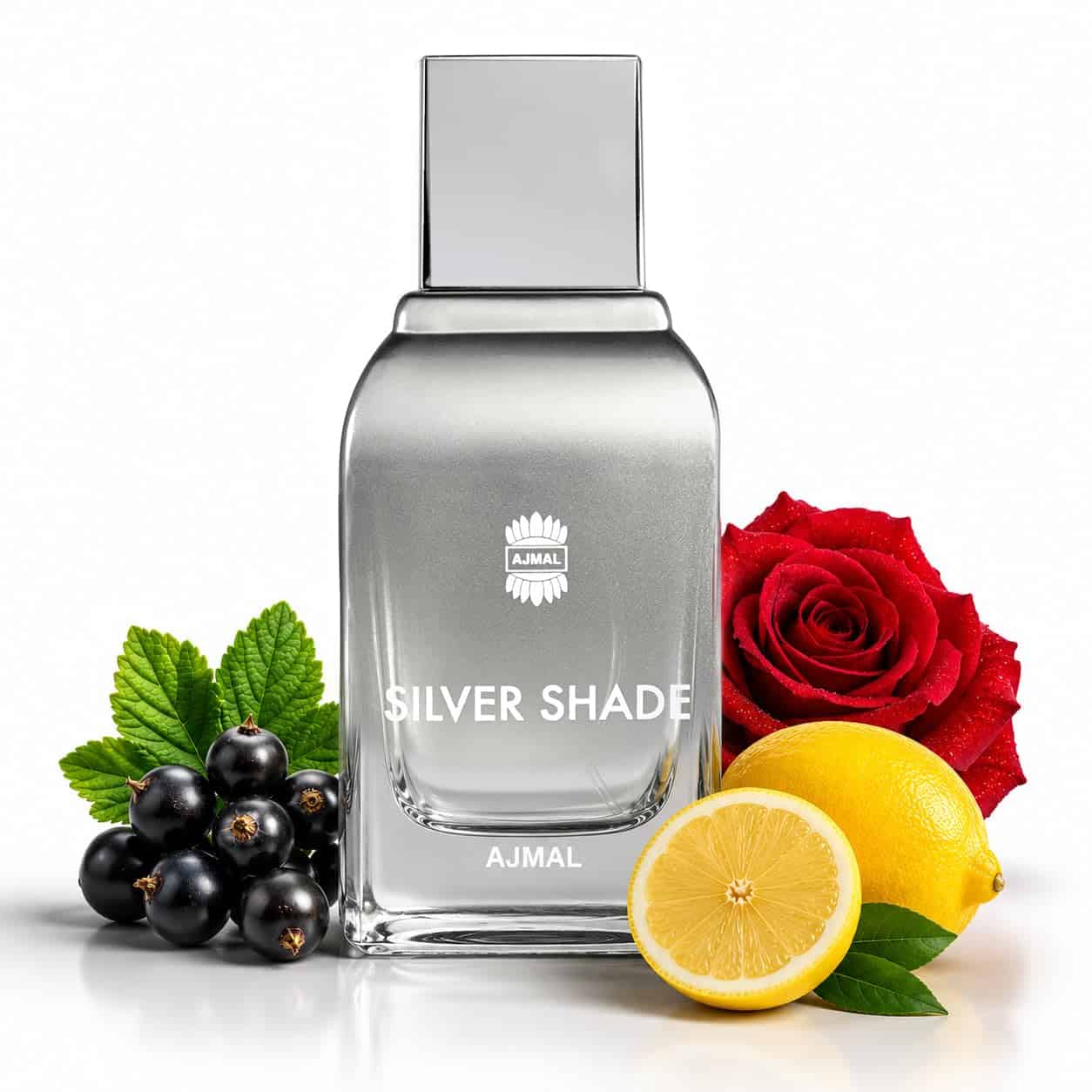 Ajmal Silver Shade EDP Citrus Liquid Perfume For Men, 100ml