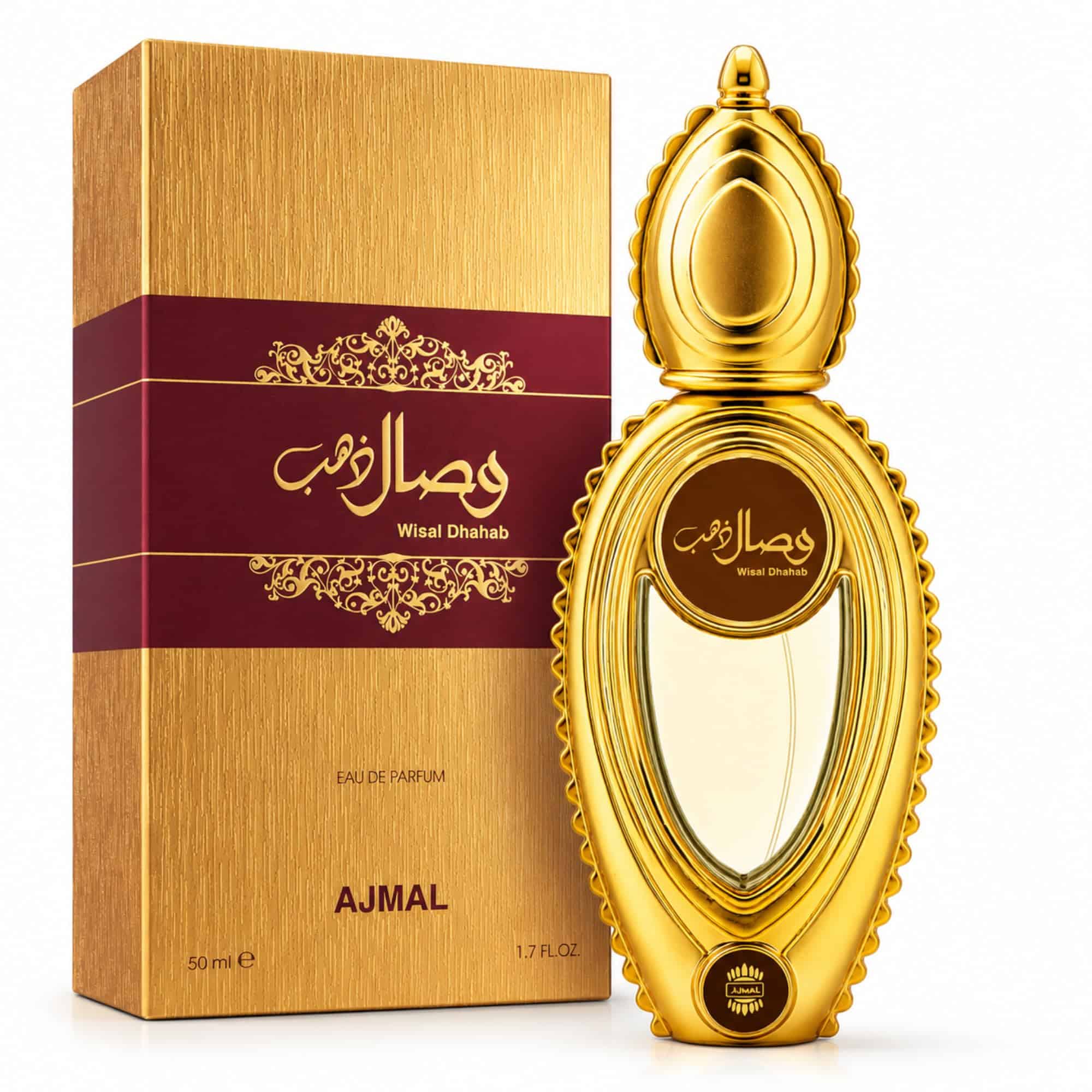Ajmal Wisal Dhahab EDP Woody Perfume Spray For Men, 50ml