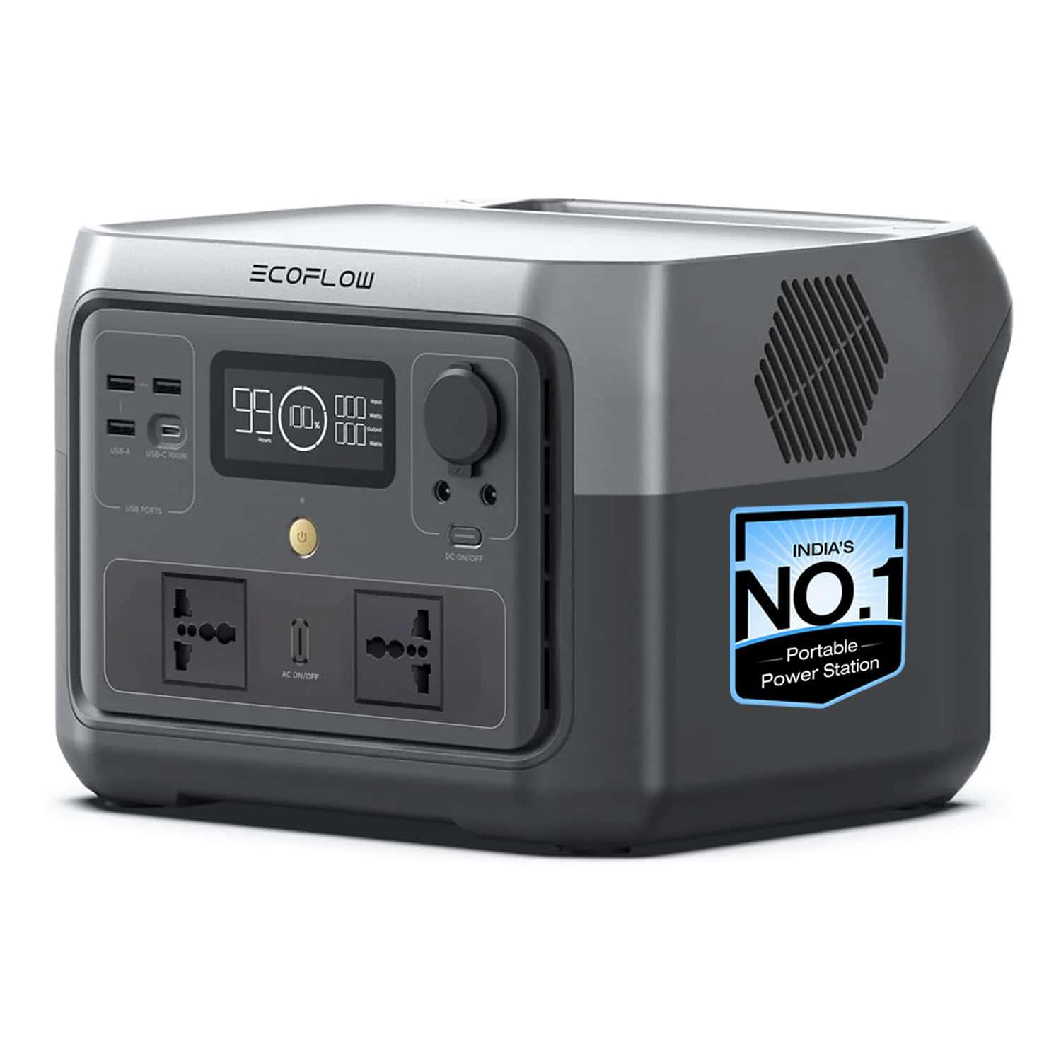 EF ECOFLOW Portable Power Station River 2 Max, 512Wh LiFe...